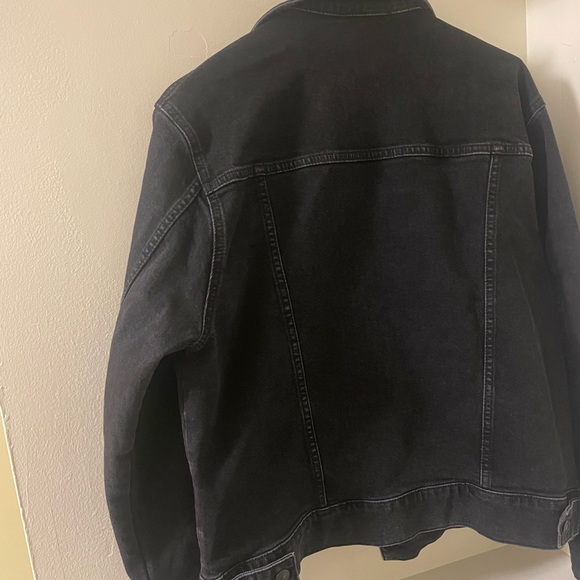 Black denim jacket - Picture 2 of 2